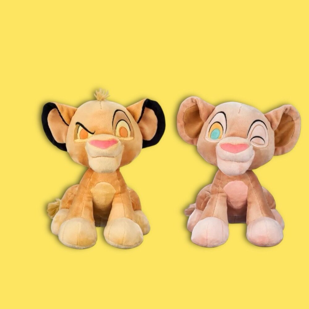 Disney Parks Simba and Nala Plush Set The Lion King 30th Anniversary 11" NWT - Picture 8 of 8